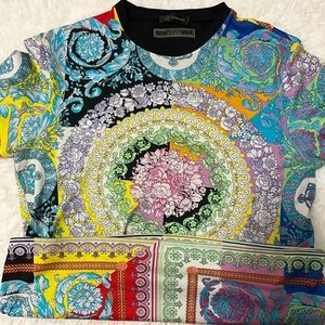 Men’s Versace multicolor shirtsleeve t shirt (small)
